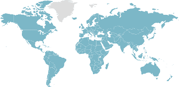 Mapa de los países miembros: ONU - Naciones Unidas