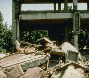 Terremoto en Tangshan 1976, China
