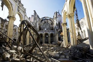 Terremoto en Cathedral in Haiti 2010, Haití