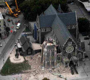 Terremoto en Christchurch 2011, Nueva Zelandia