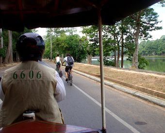 Tráfico en Camboya